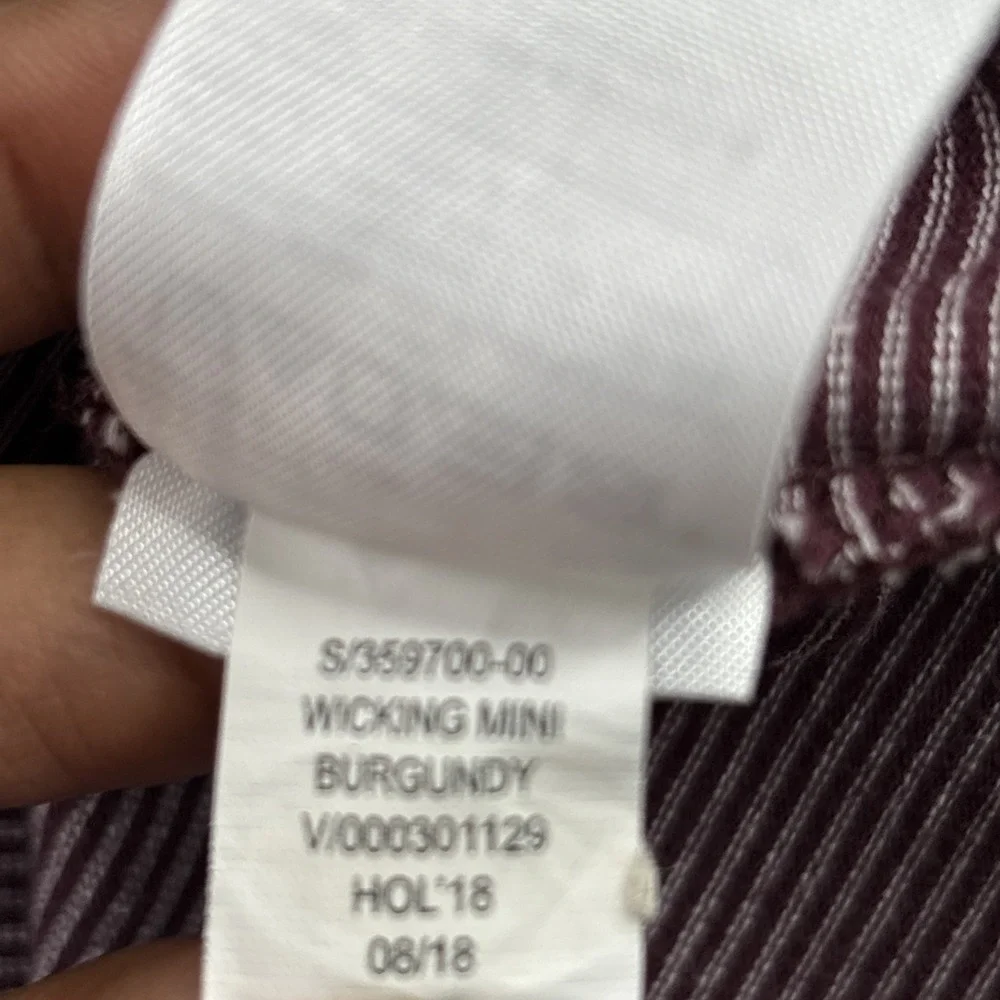 Banana Republic Polo Shirt Mens‎ XL Red & Cream Short Sleeve Wicking Pique